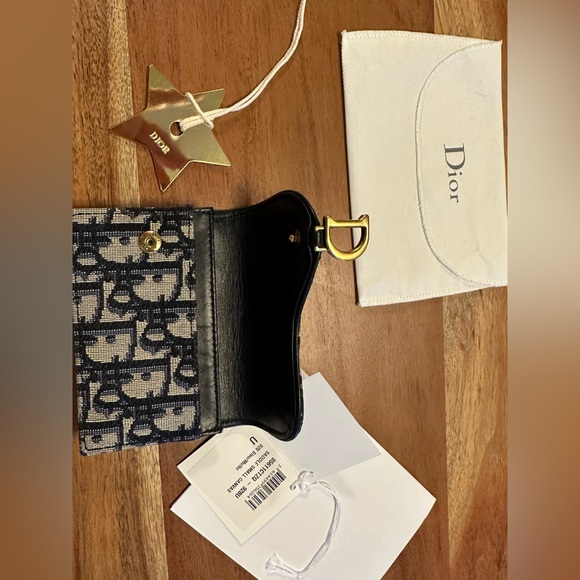 Dior Saddle Bloom Card Holder - Picture 6 of 9